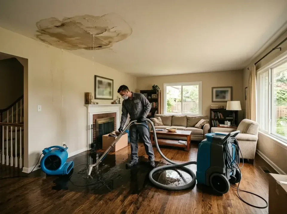 attic-pipe-burst-ceiling-drip-008 — frequently asked questions, Water Damage Restoration & Carpet Care in Linwood, PA